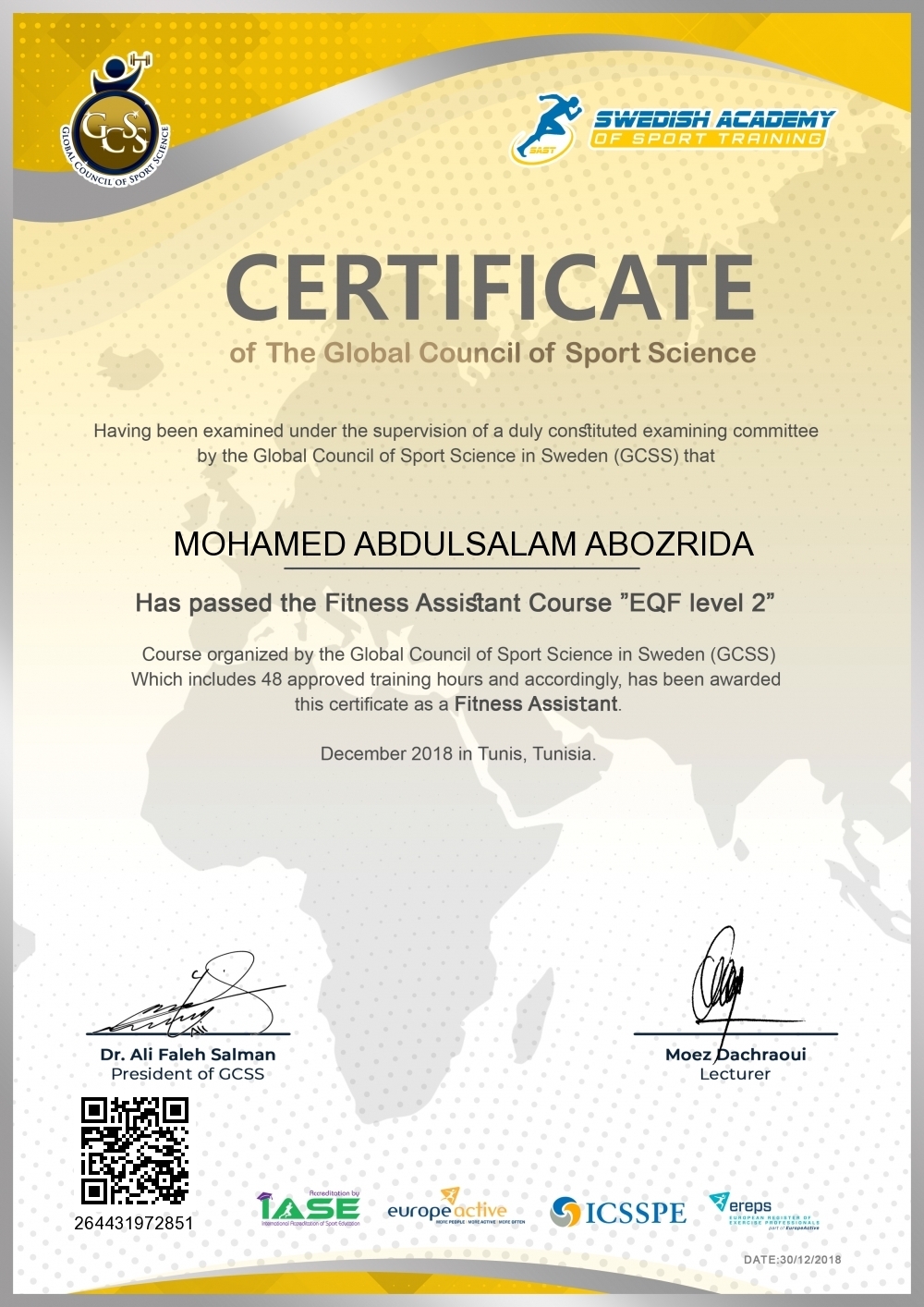 MOHAMED ABDULSALAM ABOZRIDA
